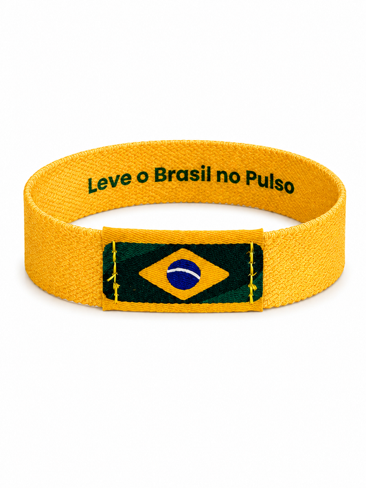 Pulseira Patriota com NFC - Amarela