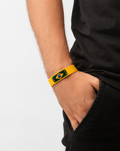 Pulseira Patriota com NFC - Amarela