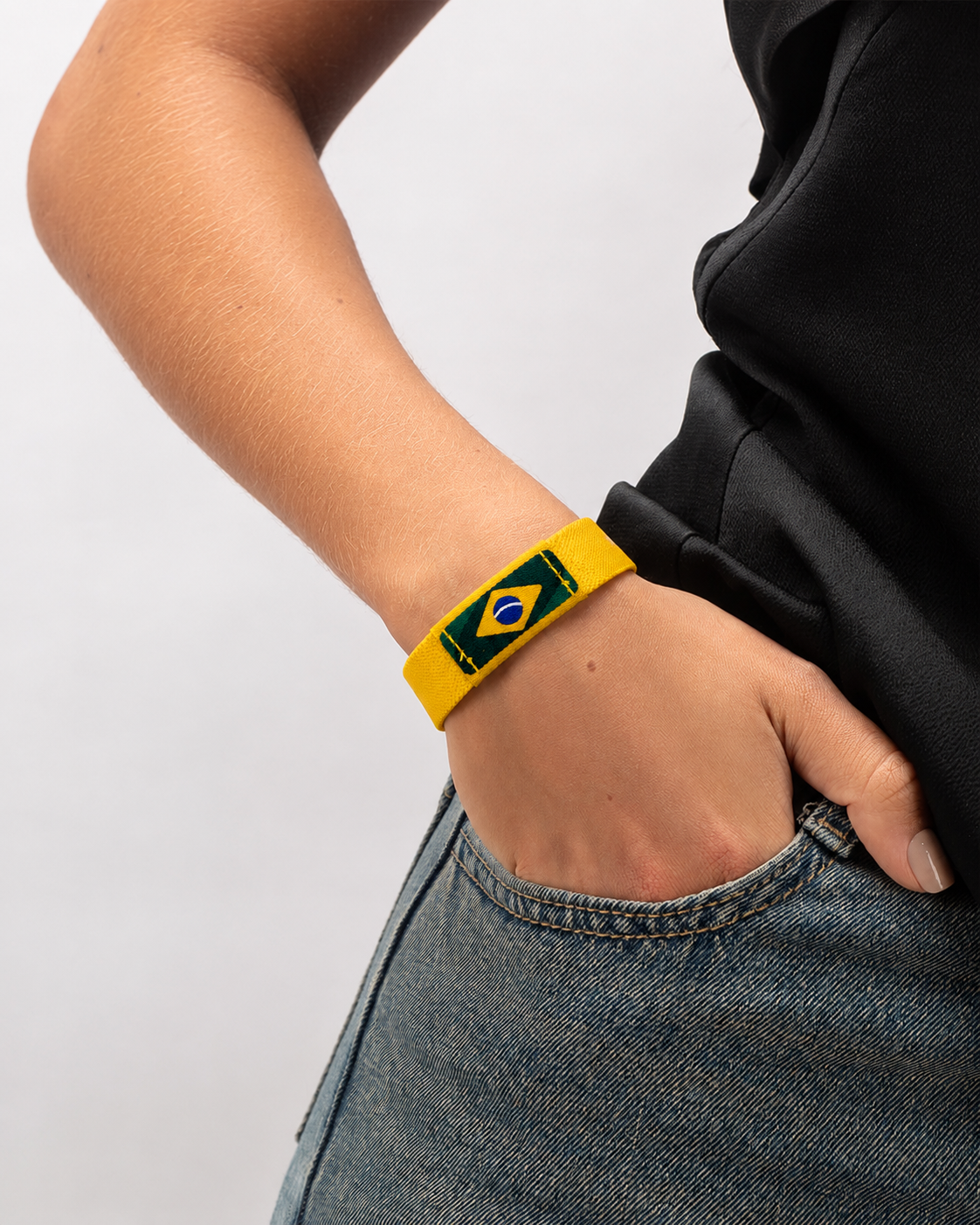 Kit 2 Pulseiras Patriotas com NFC