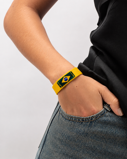 Kit 2 Pulseiras Patriotas com NFC