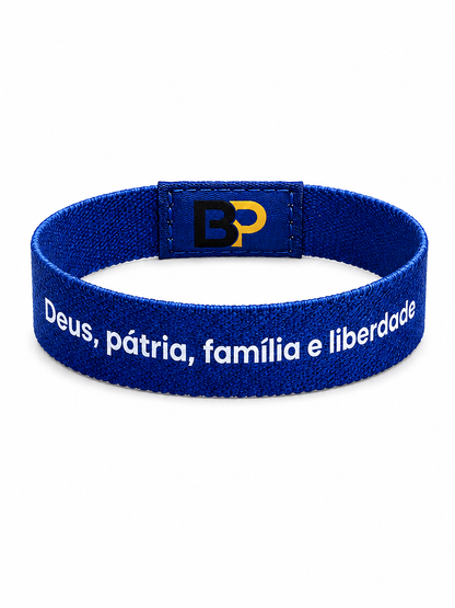 Pulseira Patriota com NFC - Azul