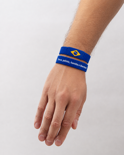 Pulseira Patriota com NFC - Azul