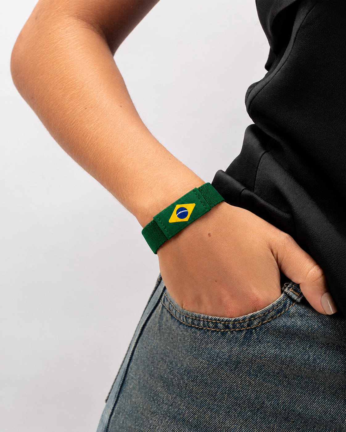 Pulseira Patriota com NFC - Verde